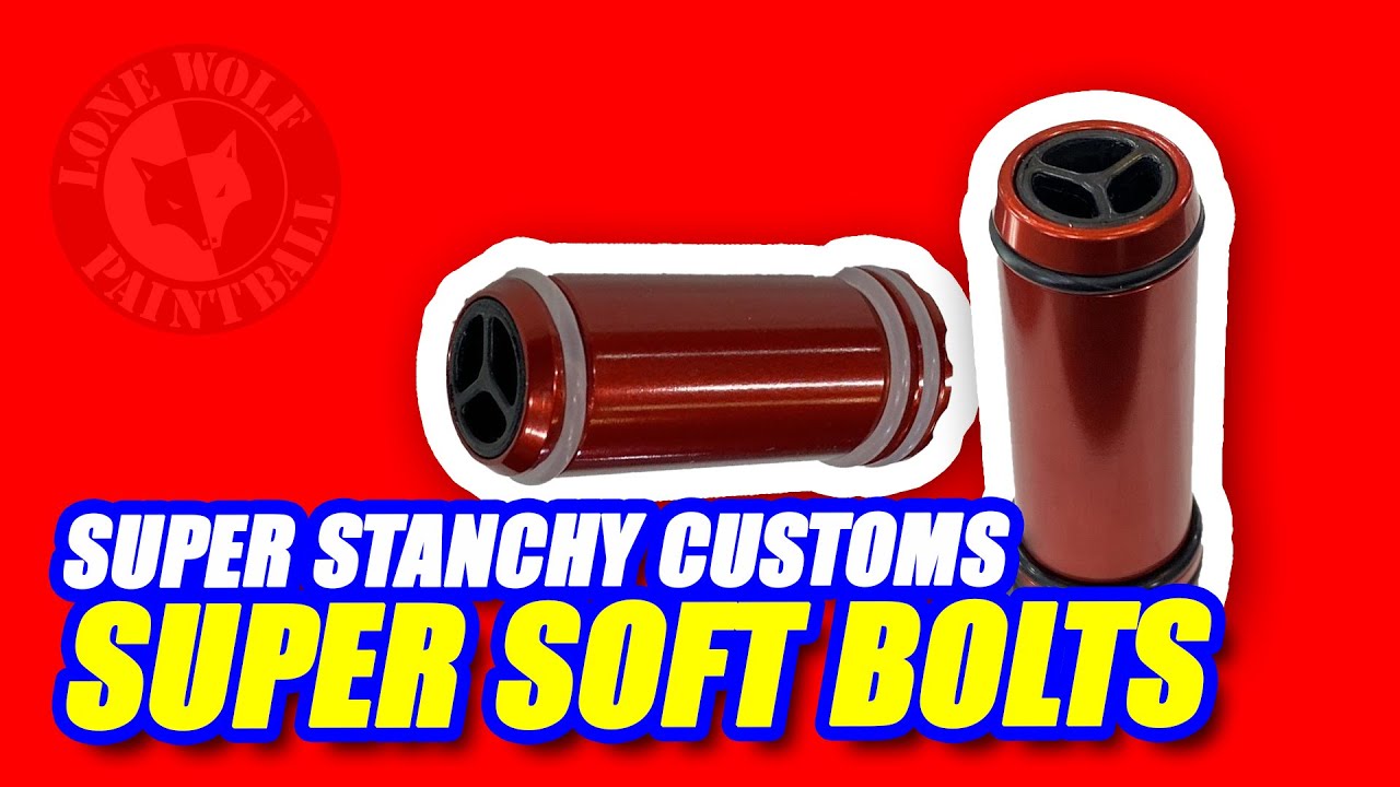 Супермягкие болты Super Stanchy Customs | Gamma Core, Luxe X, Shocker AMP | Lone Wolf Paintball