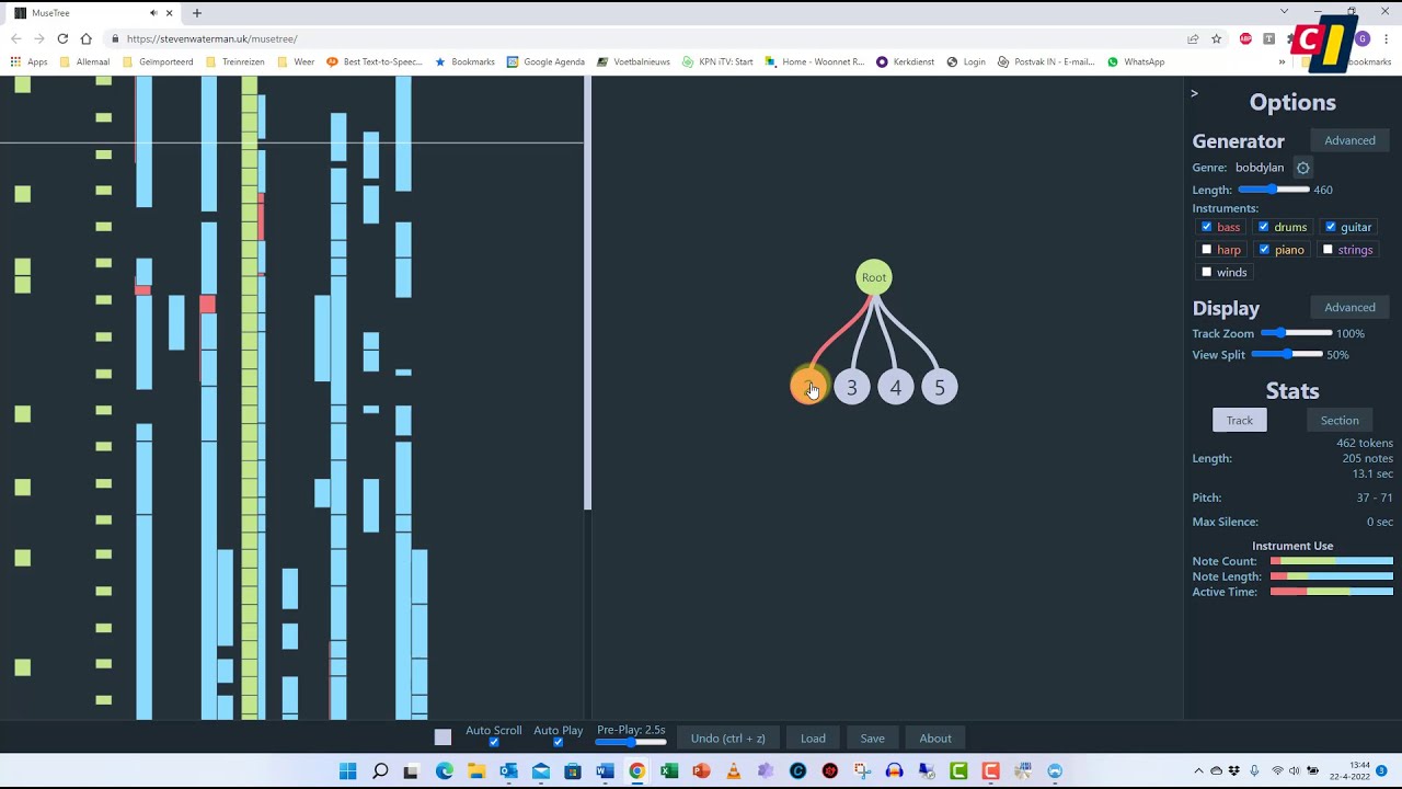 MuseTree - Computergegenereerde muziek