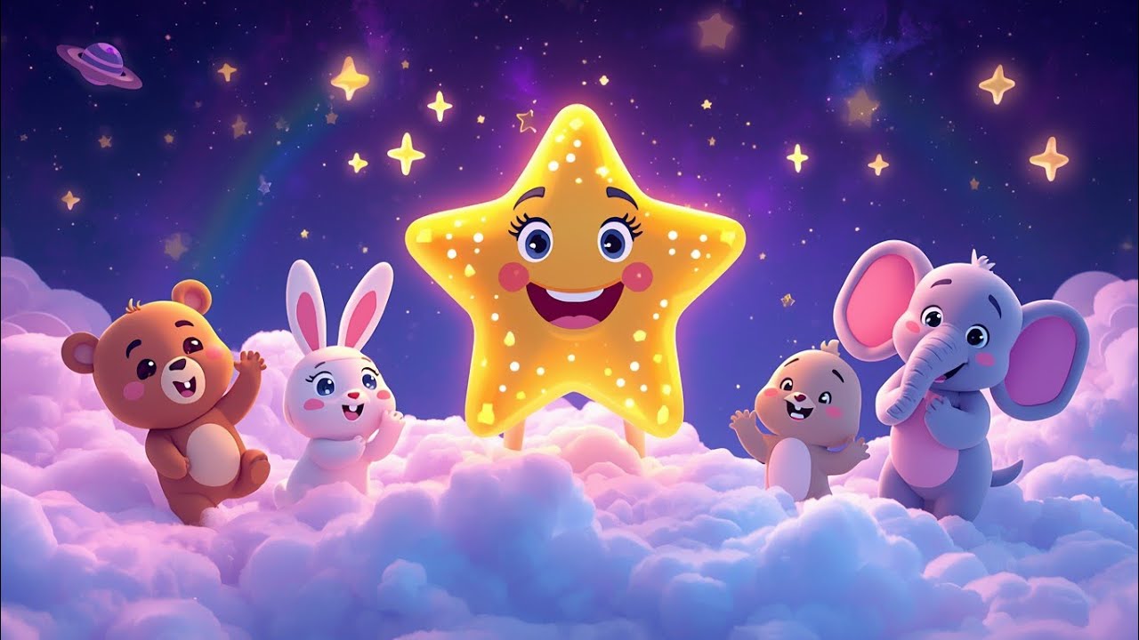 Twinkle Twinkle Little Star ⭐ +all story 3D Cartoon | Baby Lullaby & Nursery Rhymes 2026