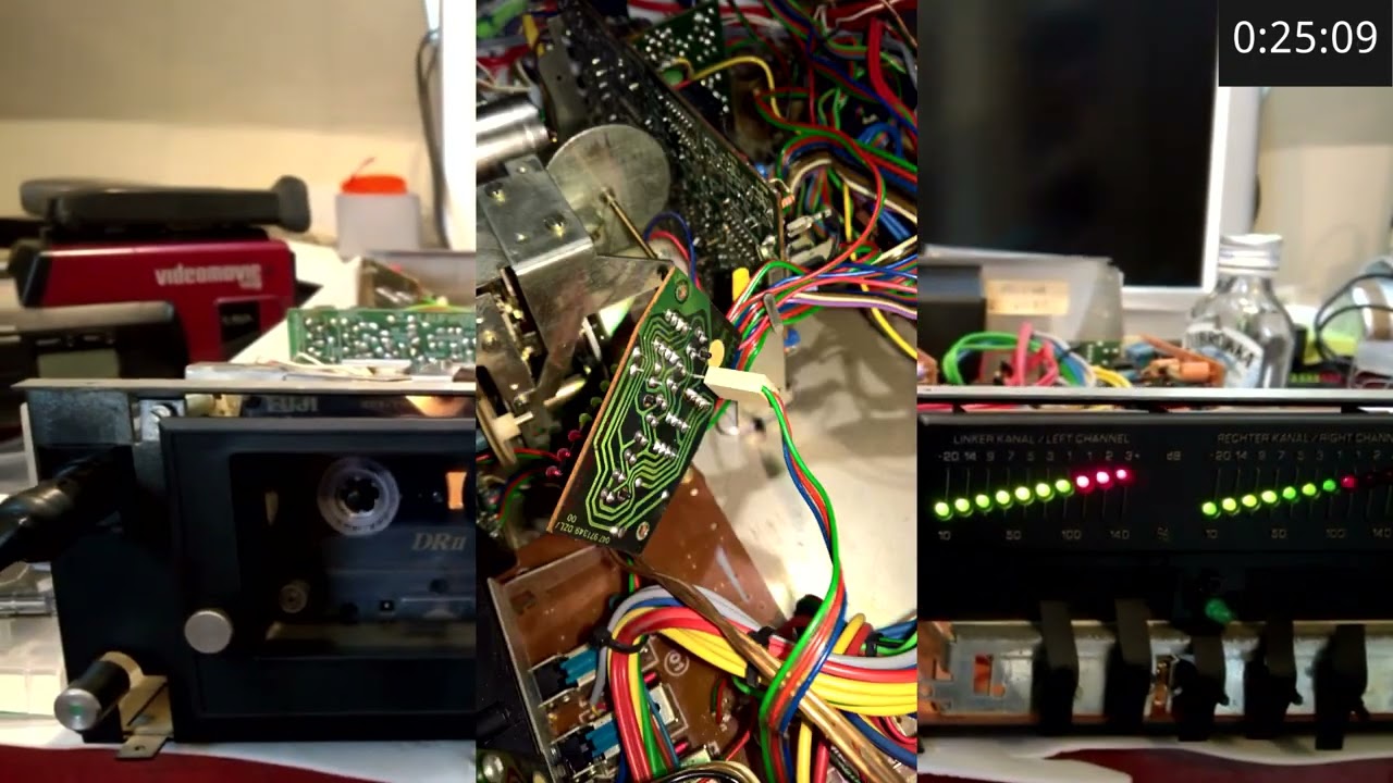 Telefunken STM1 repair javítás rendbetétel - magnódeck 