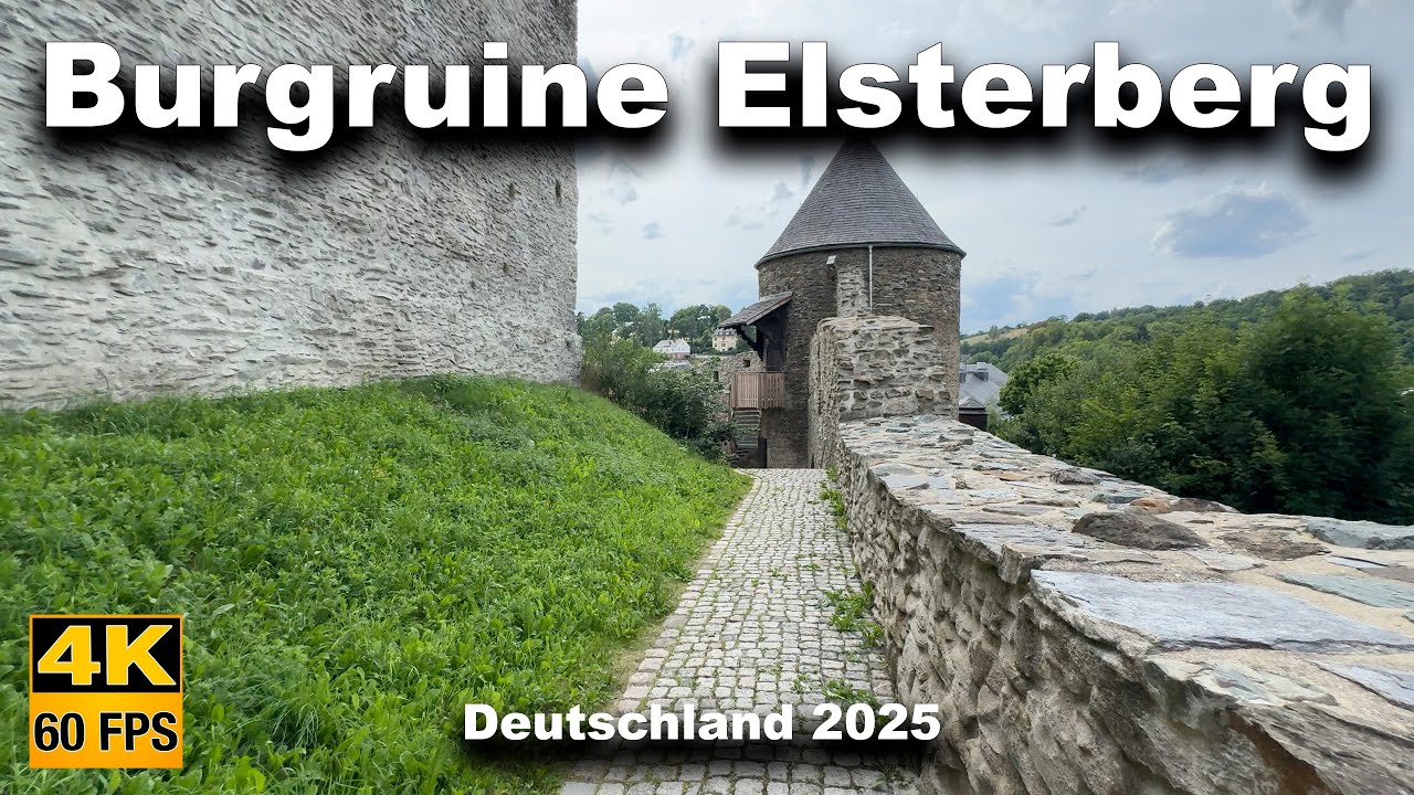 🇩🇪  Burgruine Elsterberg. Германия 2025