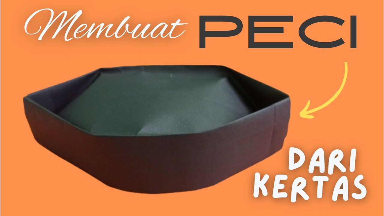Cara Membuat Topi / Peci dari Kertas yang Mudah