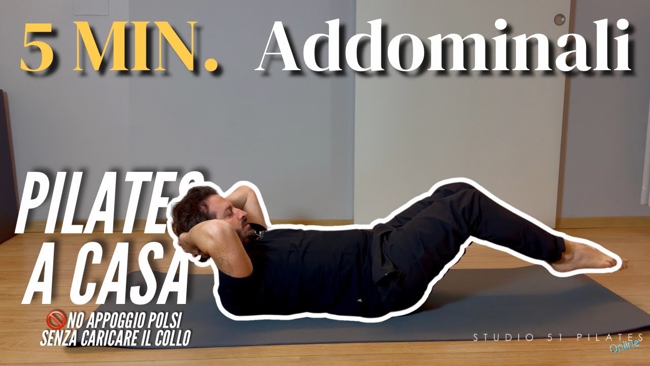 5 Min. Allenamento Addominali | Pilates