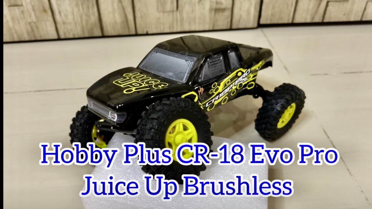 1/18 Scale Hobby Plus Cr-18 Evo Pro Juice Up Brushless Motor 4x4 Offroad RC crawler extreme