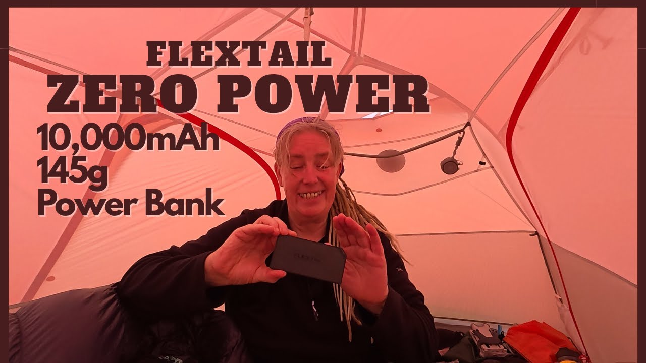 Flextail's new 'Zero Power' 10,000mAh power bank. Kickstarter prices available, see link below.