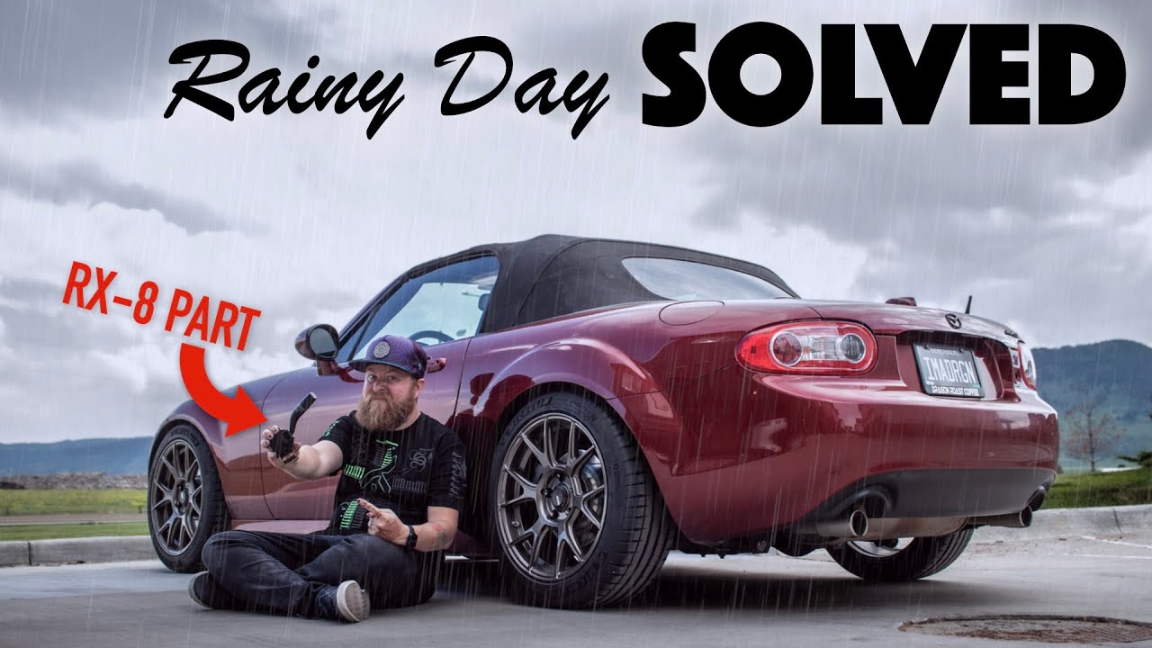 THE solution to a rainy day with an NC Miata! Variable intermittent wiper stalk install.