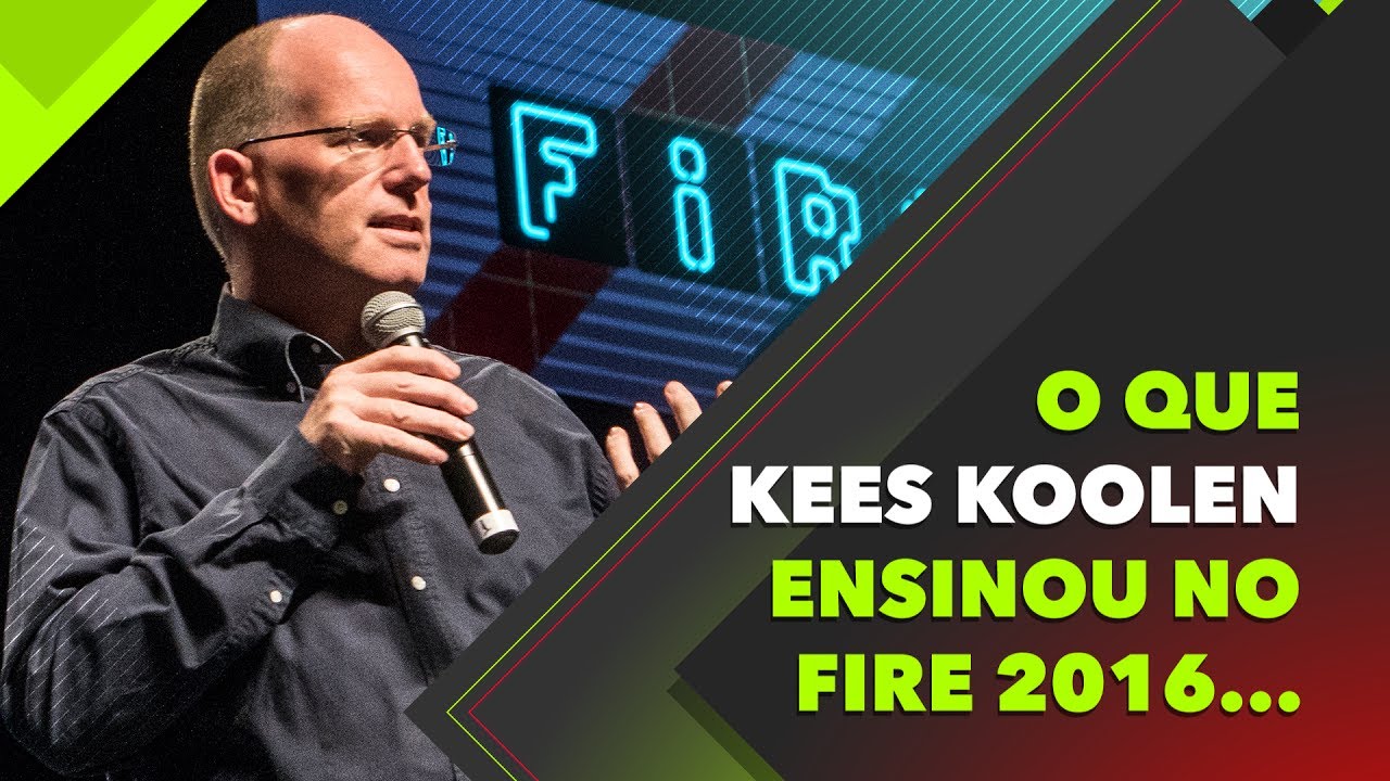 Kees Koolen no FIRE 2016 | Garanta o seu lugar no FIRE 2017!