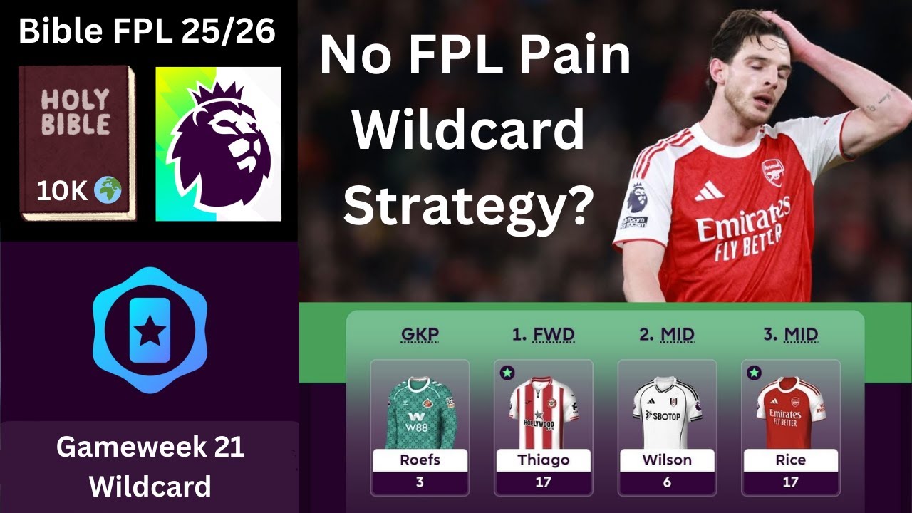10K 🌍 GW21 WILDCARD TEAM THAT MINIMISES FPL PAIN! | Fantasy Premier League 25/26