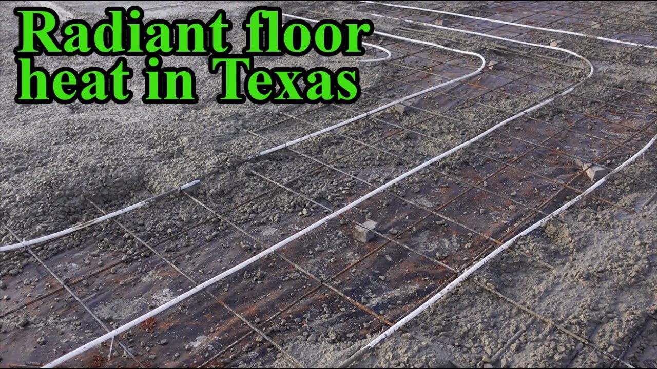 How to do radiant floor heating in your concrete floors