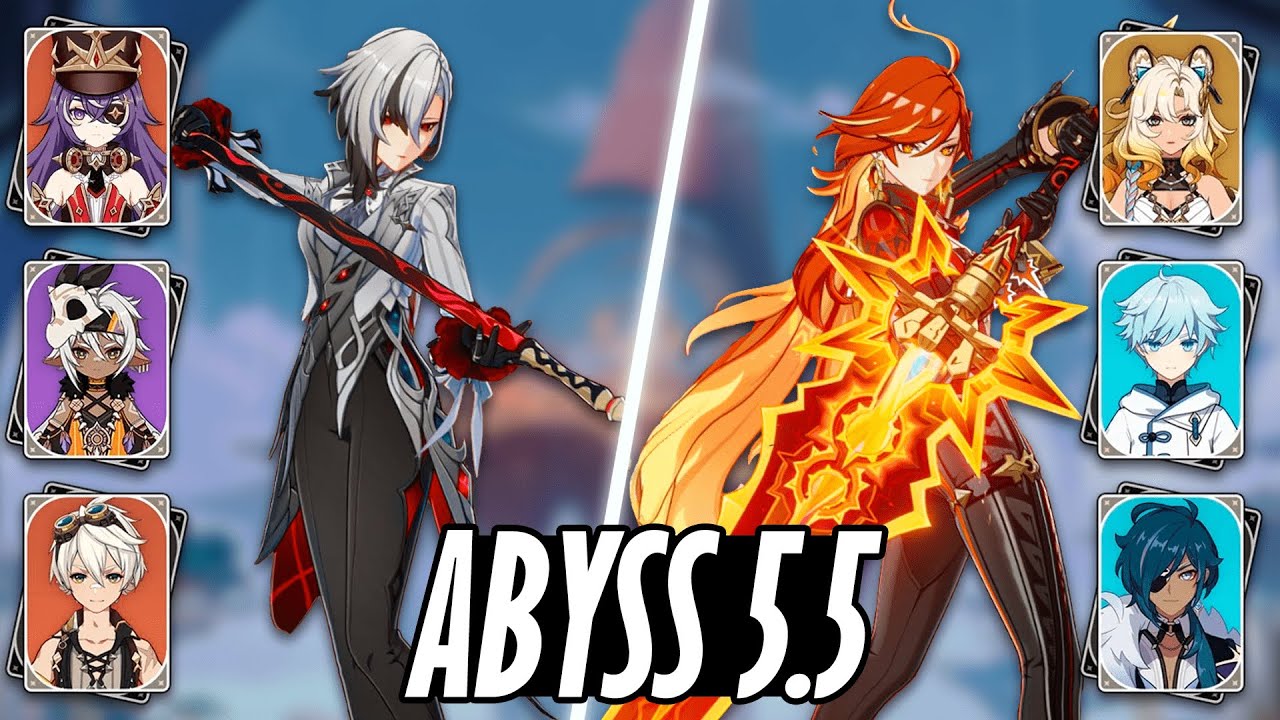 Arlecchino Overload & Mavuika Melt Chongyun - Spiral Abyss Floor 12 Genshin Impact 5.5