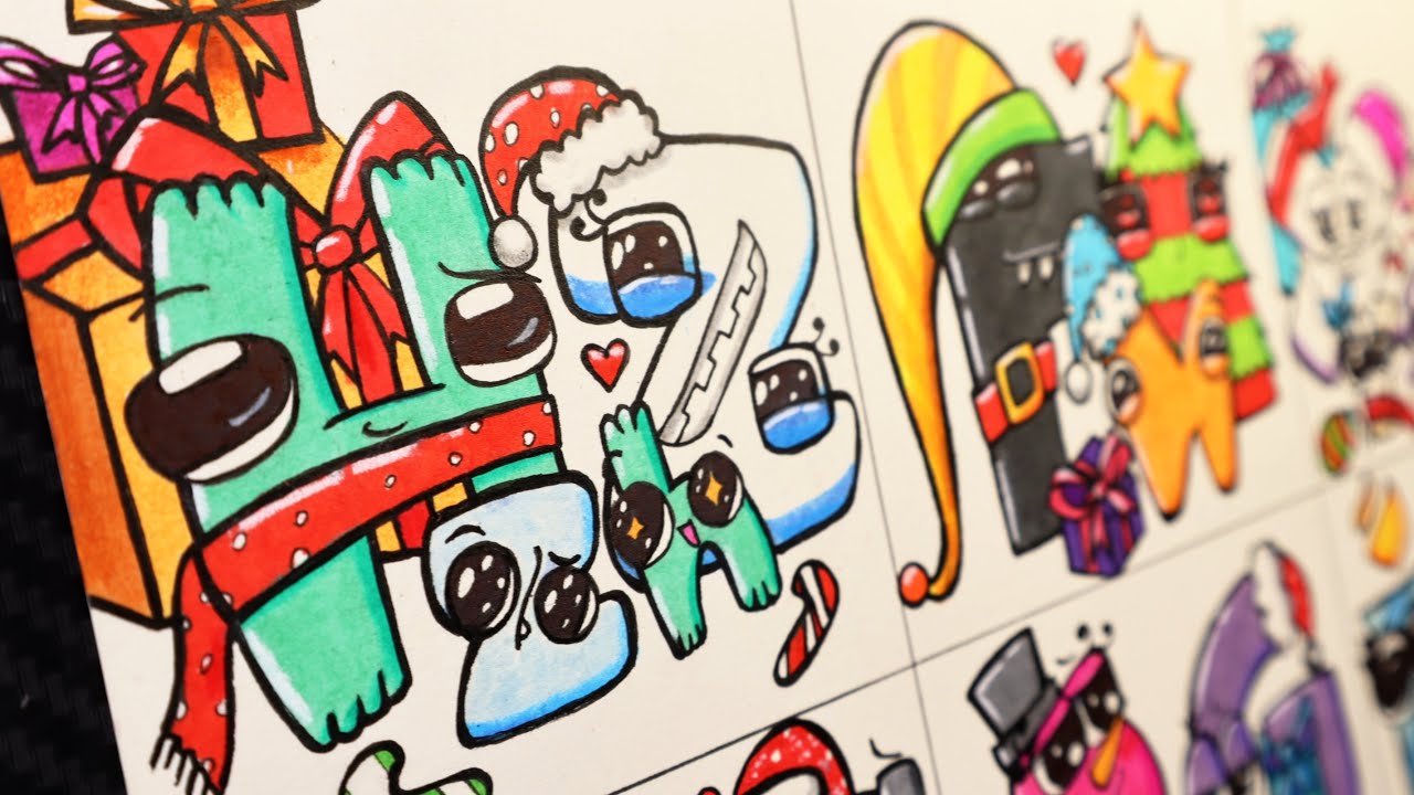 Drawing Alphabet Lore, Love Couples | Merry Christmas, HZhzFAnXYxySTstPGpgIJij