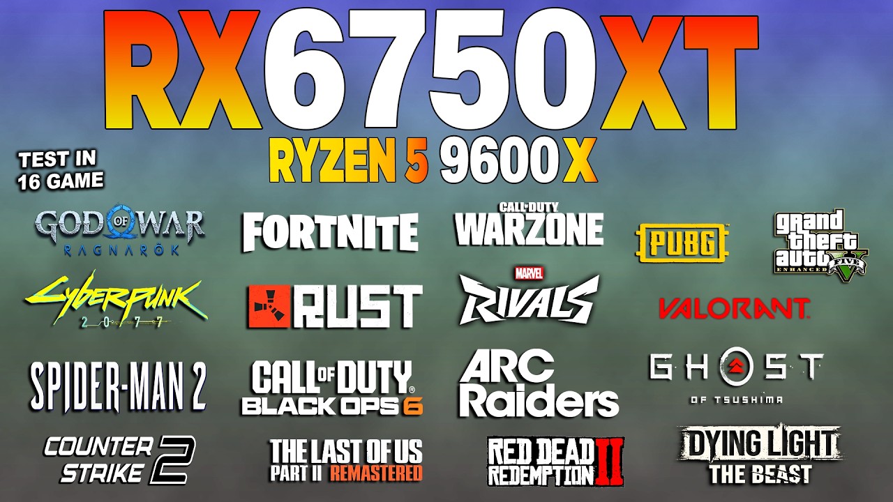 RX 6750 XT - Test in 16 Games 1440p | Current Performance?