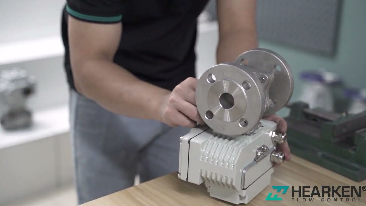 Assembly tutorial and testing of quarter turn electric flange ball valve.