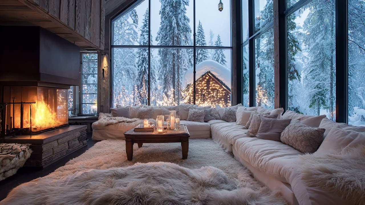 Cozy Fireplace Piano Ambience 2026 🔥 3 Hours Gentle Melodies for Deep Relaxation & Sleep