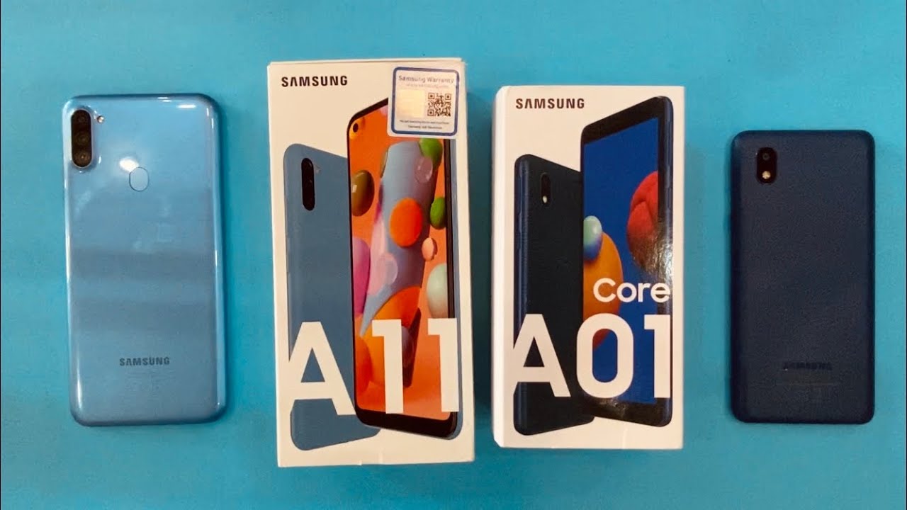 Samsung Galaxy A11 vs Samsung Galaxy A01 Core