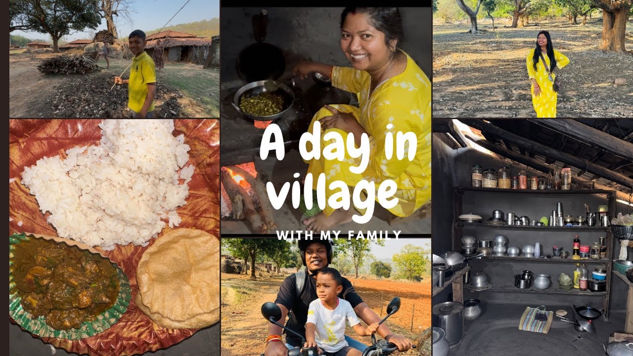 A day in village ll Desi chicken recipe #villagevlog