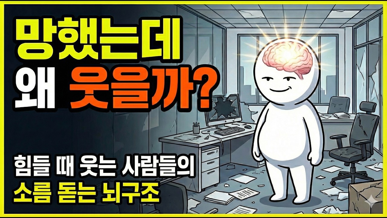 😂감당하기 힘든 시련이 닥쳤을 때, 웃는 사람의 뇌에서 벌어지는 경이로운 변화