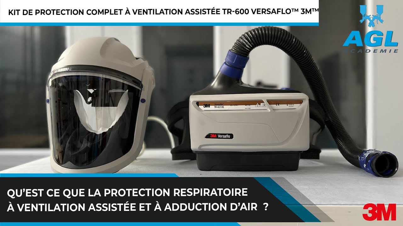 Qu’est-ce que la protection respiratoire à ventilation assistée et à adduction d’air 3M™ ?