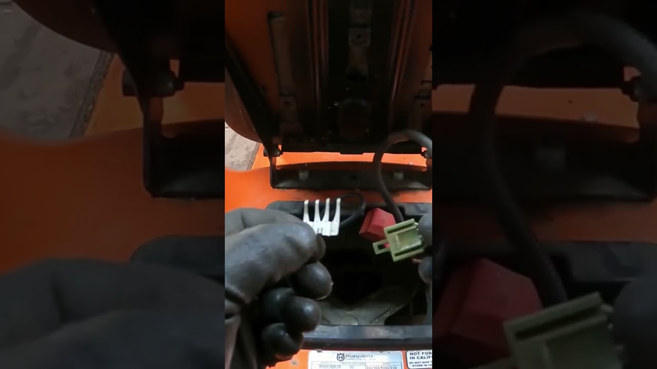 Quick and easy way to disable a seat safety switch.