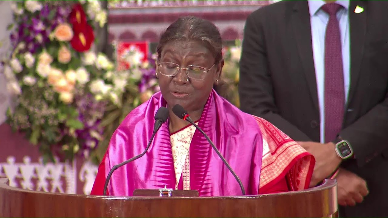 President Droupadi Murmu graces the 25th convocation of Berhampur University, Odisha