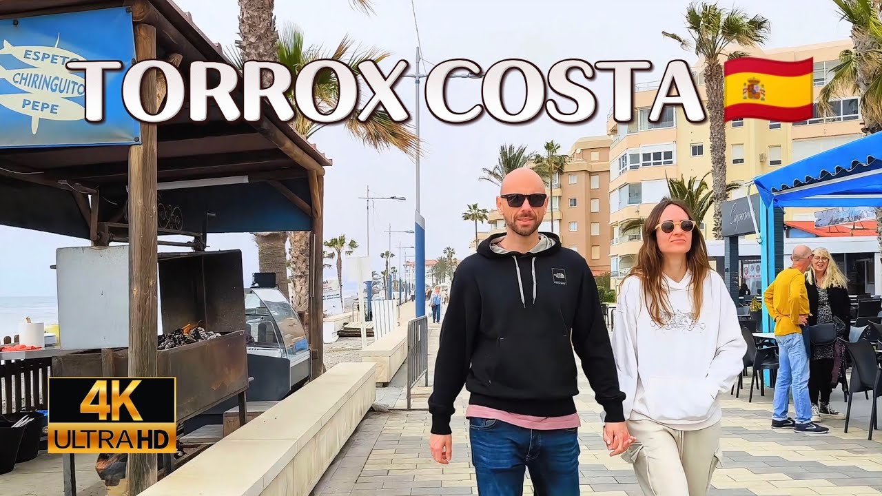 🔥 Paso a paso visita TORROX COSTA, Málaga, España 🇪🇸 COSTA DEL SOL 🌞 4K 
