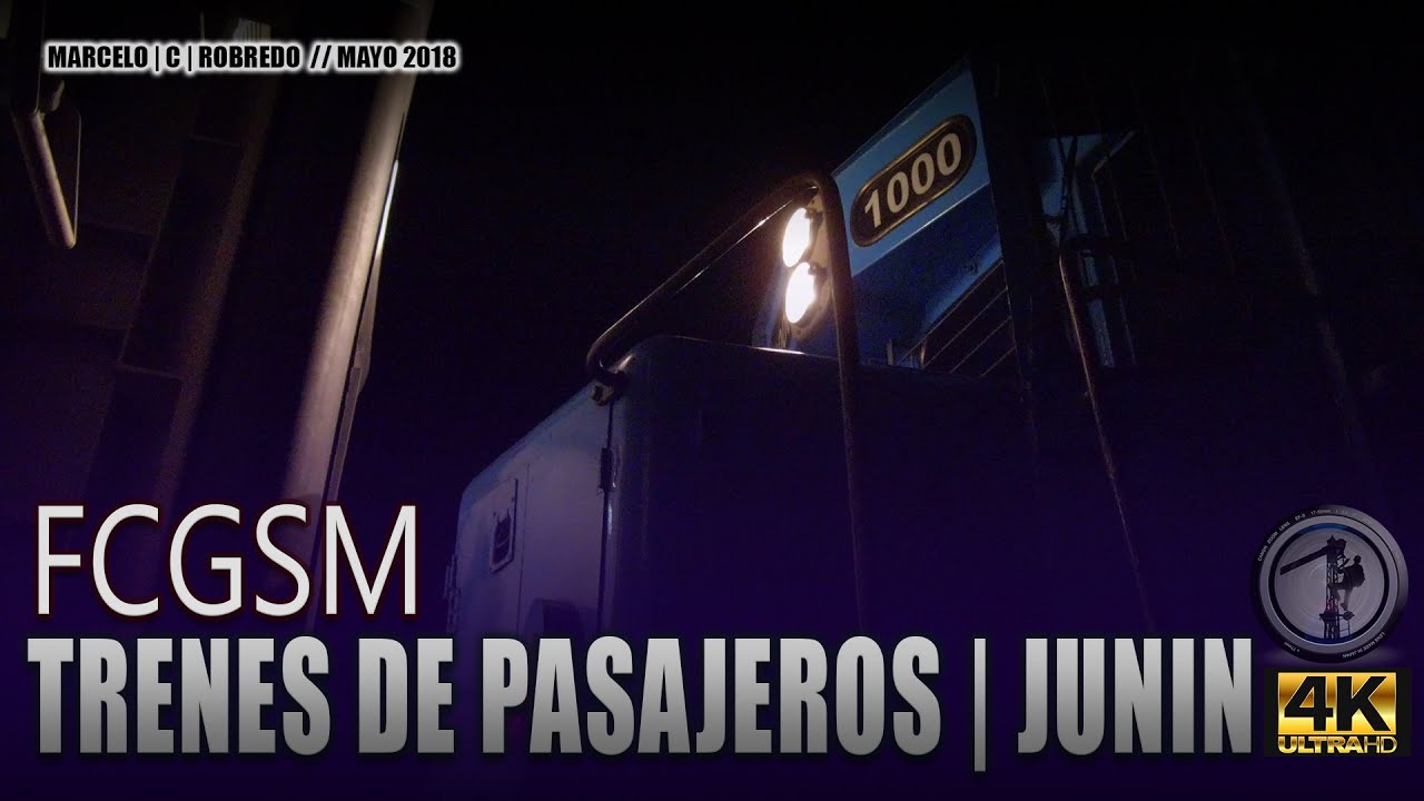 ARGENTINA | F.C.G.S.M. | ESPECIAL - TRENES DE PASAJEROS | JUNIN | 2022 | TRENES ARGENTINOS [4K]