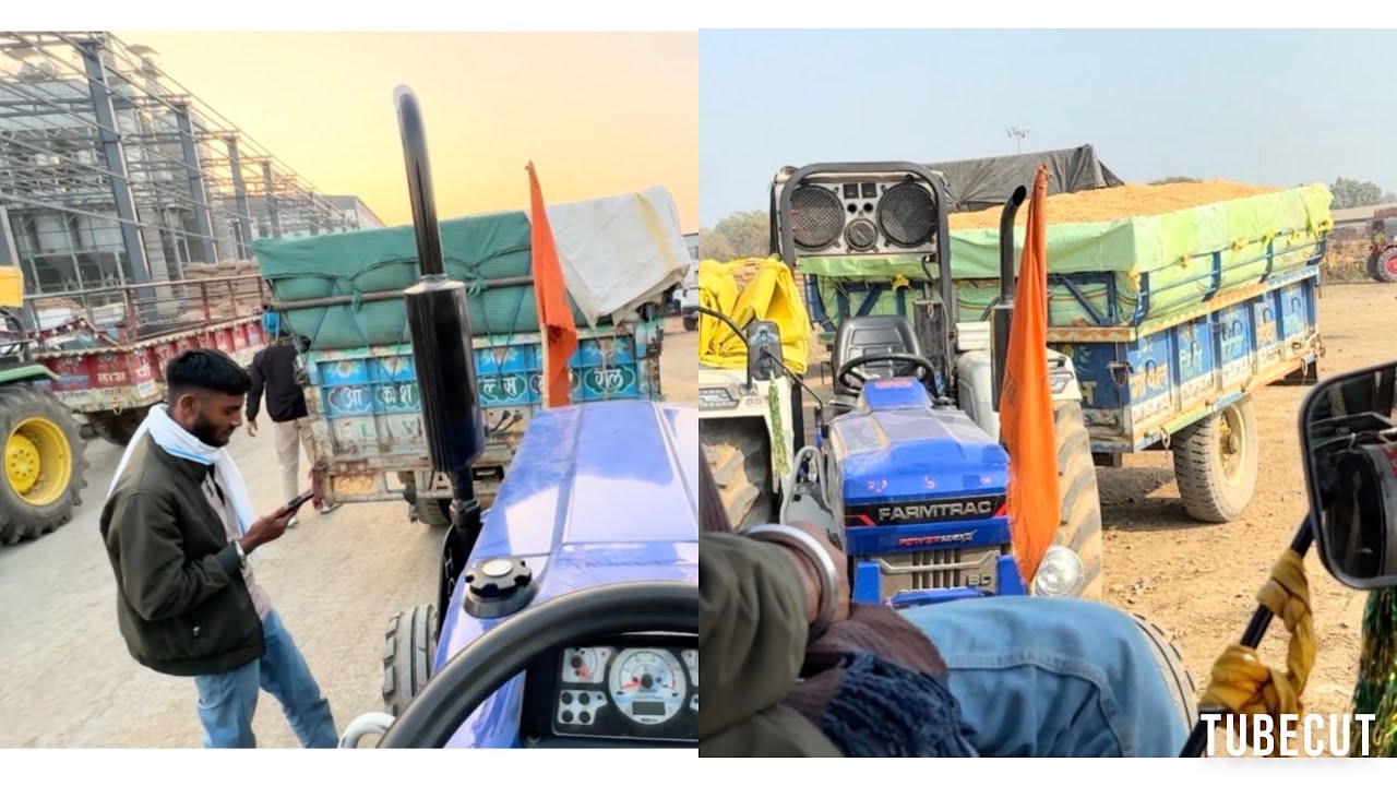 Aj mandi me hi rukna padha bahar ghumee  tractor ￼modified kiya