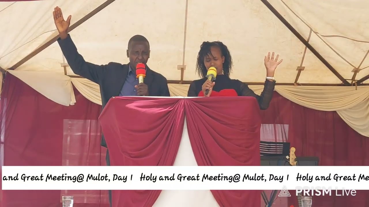 Bro. Reuben welcoming the word of God at Mulot Day 1 2025 -12- 11