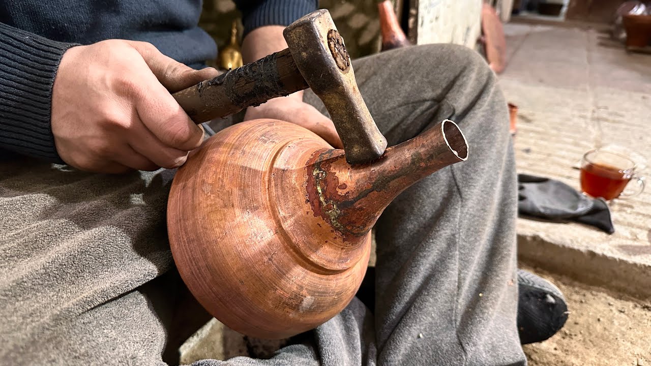 Copper Alchemy: Transforming Metal into Masterpiece. coppersmith ⚒️😍🇮🇷part 1