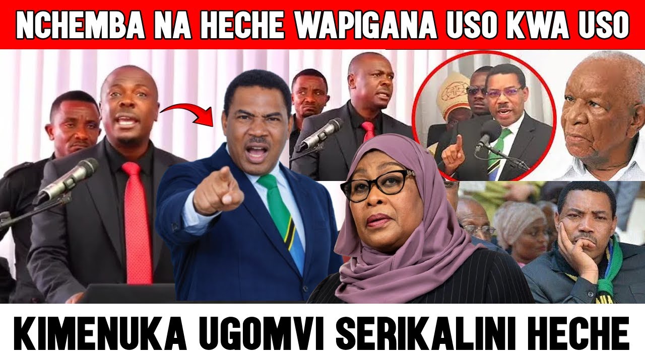 🔴Kimenuka Tanzania, Mwigulu Nchemba na Heche Wapigana Uso kwa Uso, Warushiana Vijembe, Suluhu Kimya