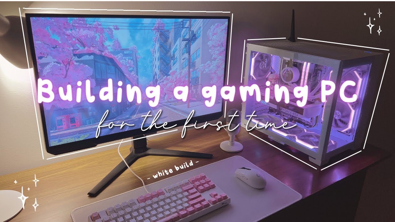 Building a Gaming PC for the First Time | RTX 4060 Ti | White Aesthetic Build ✨