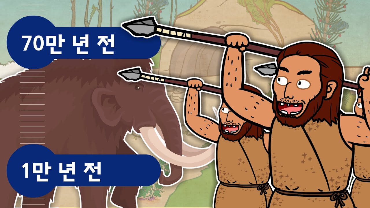 [연표 한국사] 연대표로 쉽게 이해하는 고학년 한국사 | 구석기와 신석기 : 뗀석기, 간석기 | 키워드 맵 한국사 | 초등 첫 한국사 ★ 지니스쿨 역사