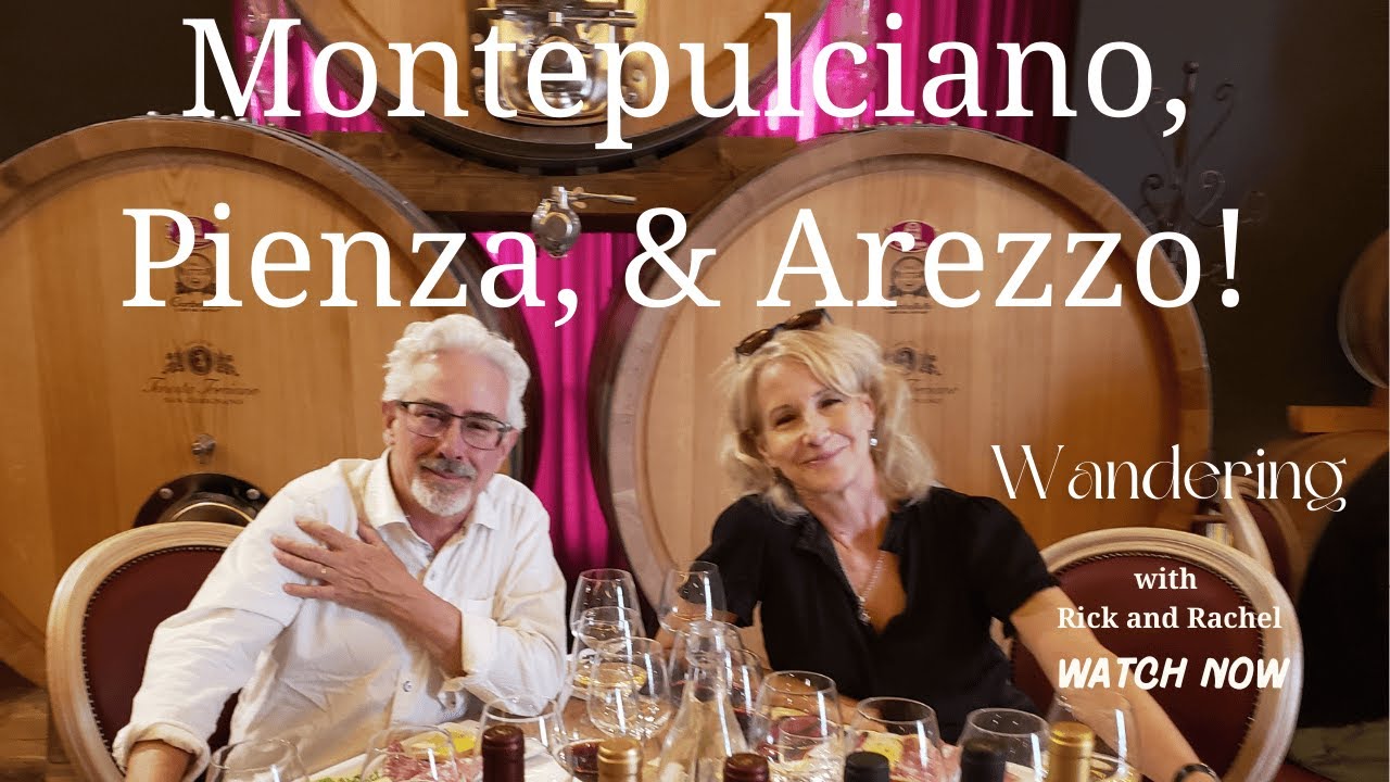 Tuscany! Travel to historic Montepulciano, Pienza, and Arezzo. Wine tasting with Vino Nobile.