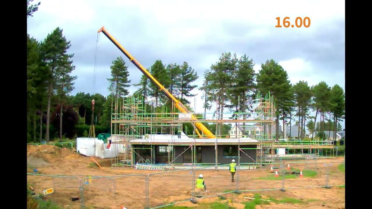 Baufritz House Build in East Lothian, Scotland