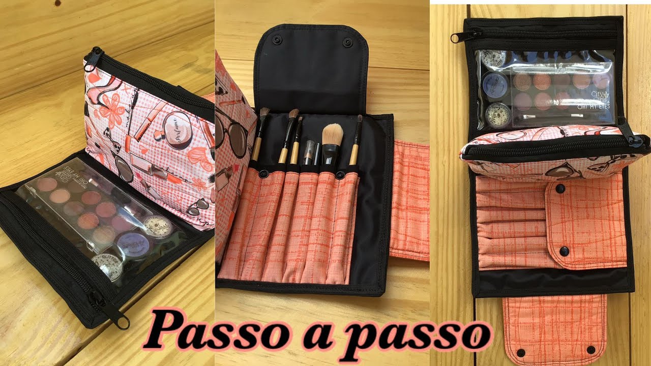 Como fazer PORTA MAQUIAGEM 