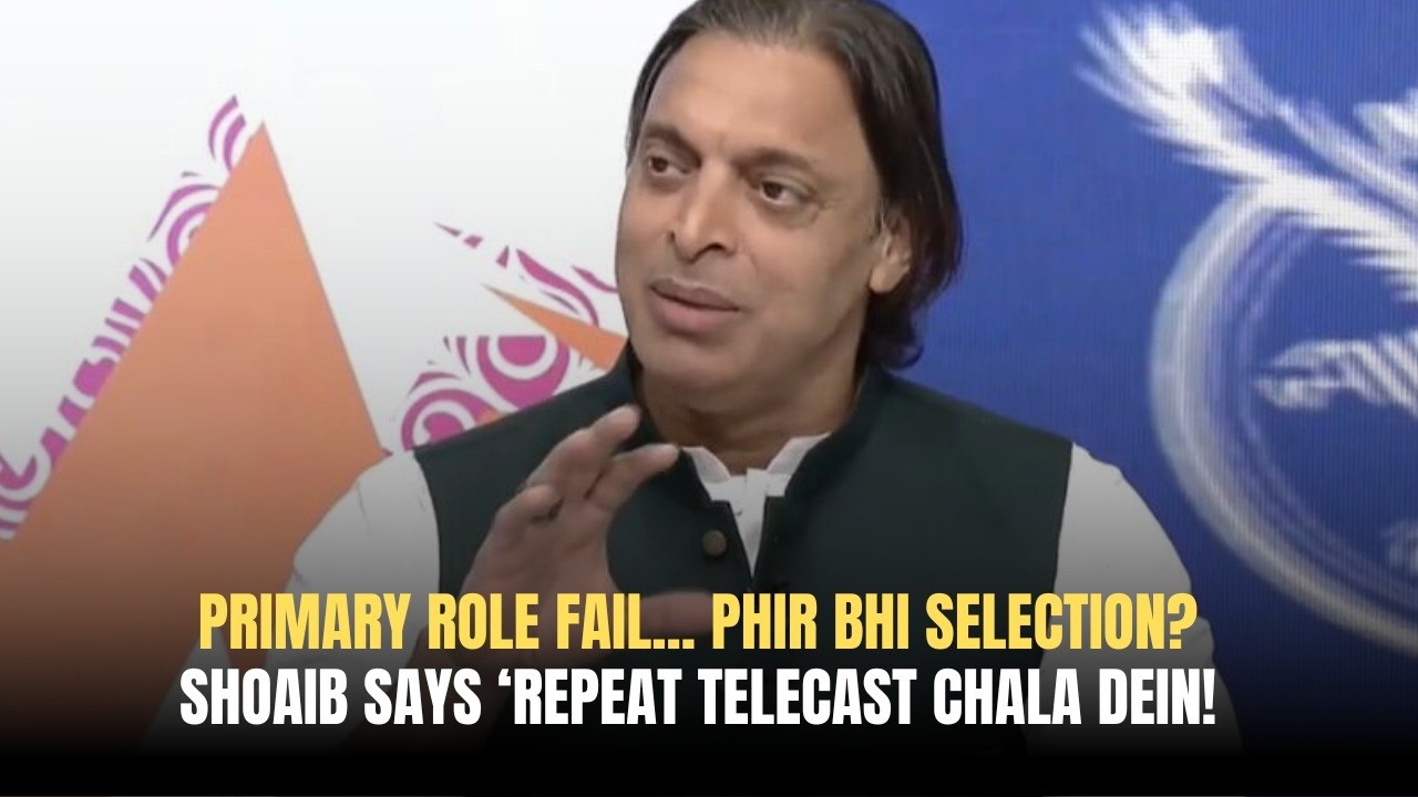 Primary Role Fail… Phir Bhi Selection? Shoaib Says ‘Repeat Telecast Chala Dein!’” 🔥😏