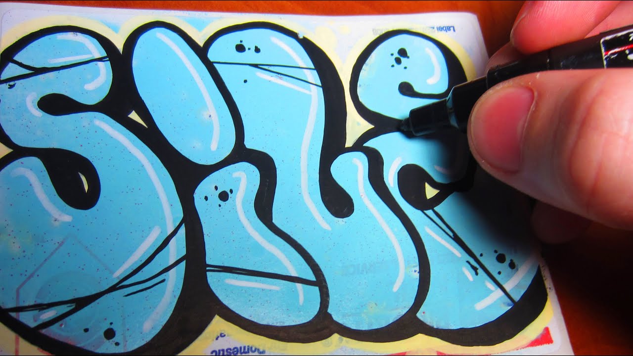 How To Make a Throwie Stencil
