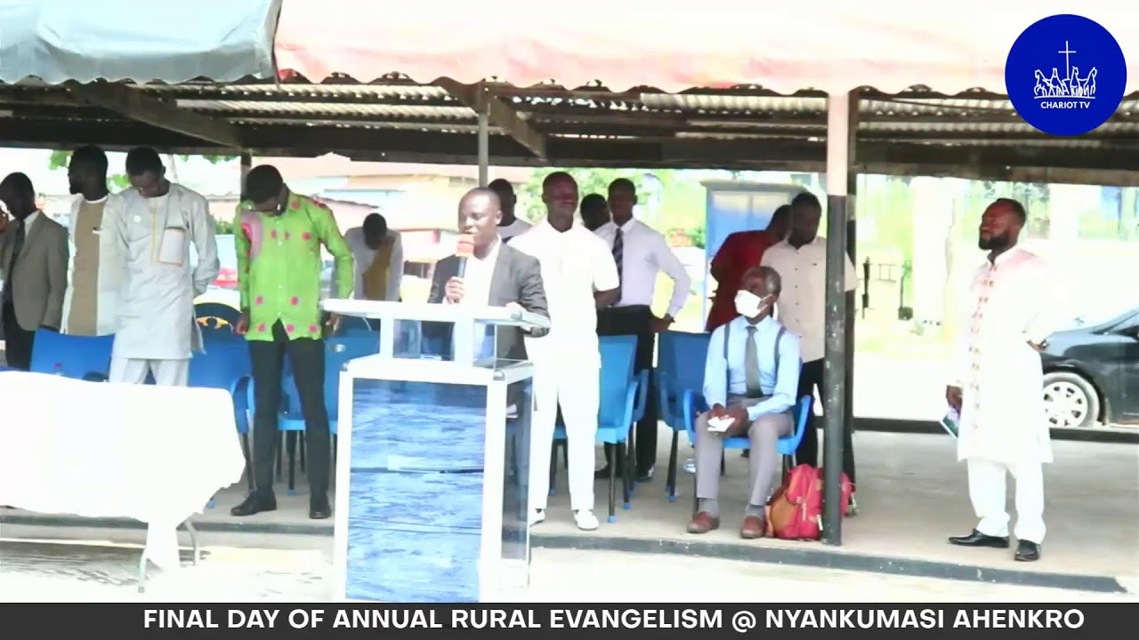 FINAL DAY OF ANNUAL RURAL EVANGELISM @ NYANKUMASI AHENKRO