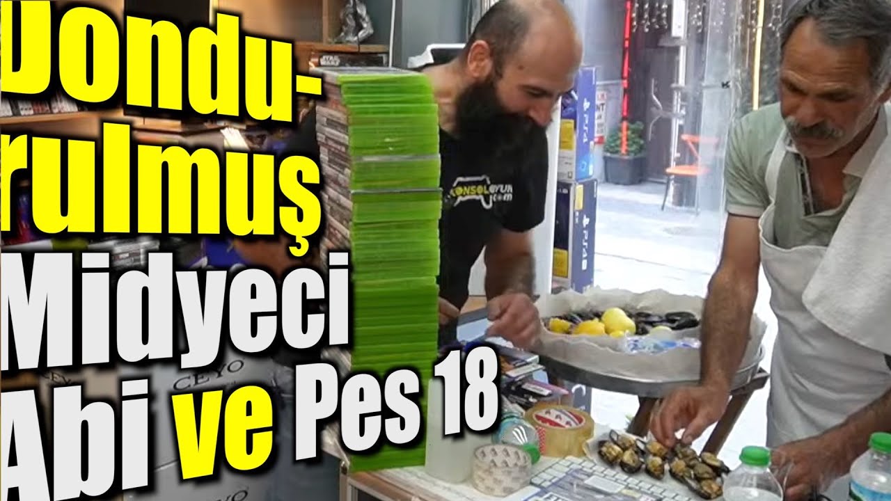 Dondurulmuş midyeci abiyi bu sefer yakaladık