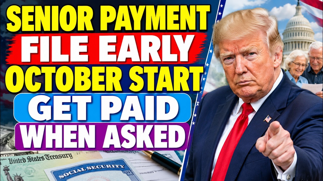 Every Senior Must File This in the First Week of October &mdash; You Get Paid From the Day You Ask