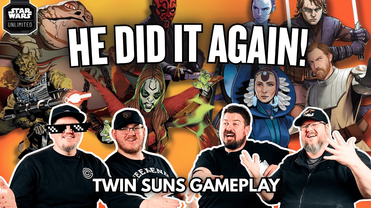 He Had the MOST Health… and PANICKED 😅 | Twin Suns Gameplay | Star Wars Unlimited