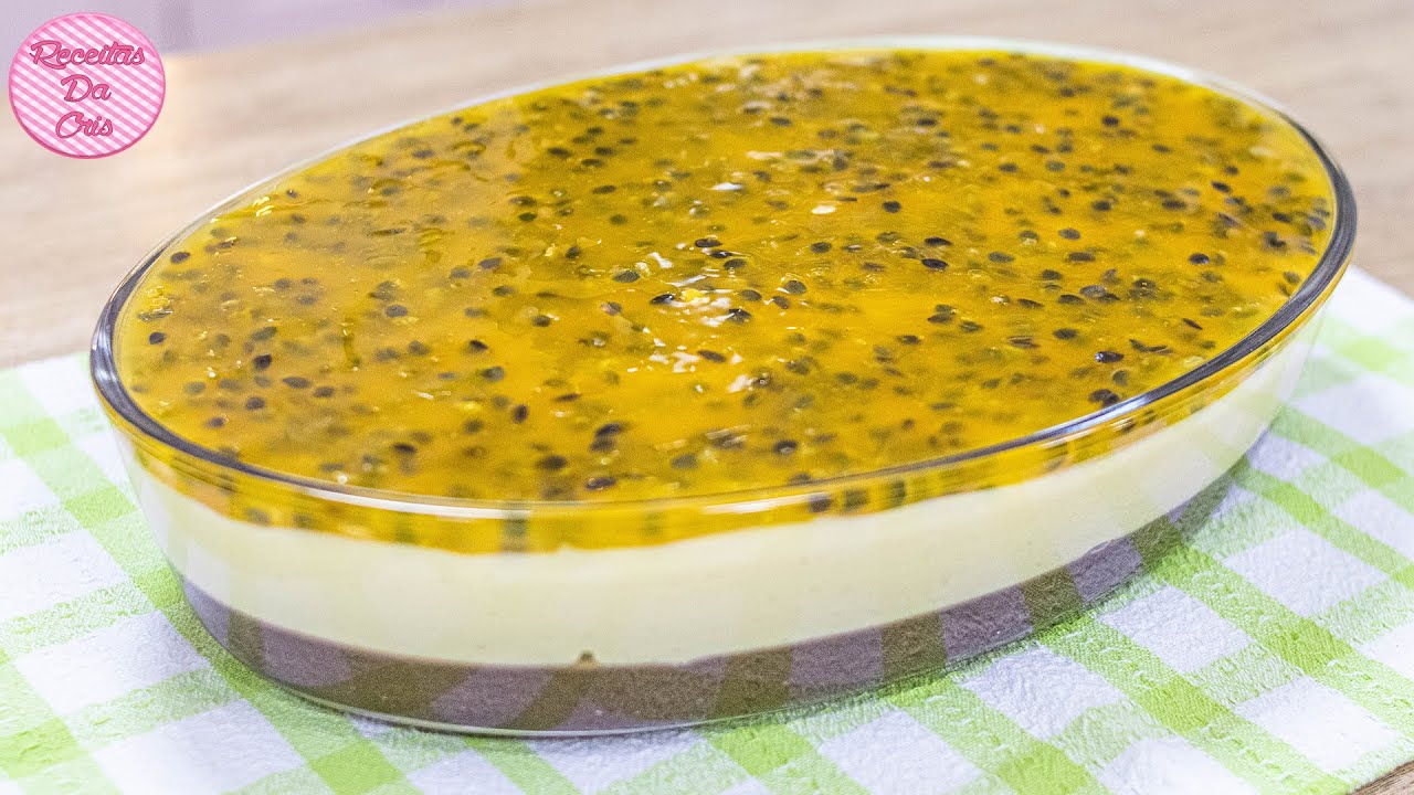 MOUSSE DE MARACUJÁ COM BRIGADEIRO | RECEITAS DA CRIS