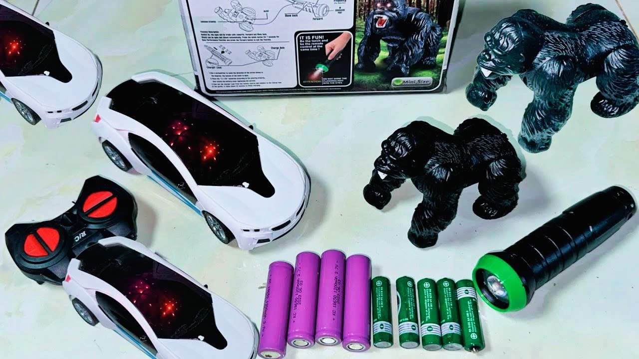 Remote control 3D Famous Car vs Rc Gorilla Unboxing & Testing @RCTypetv
