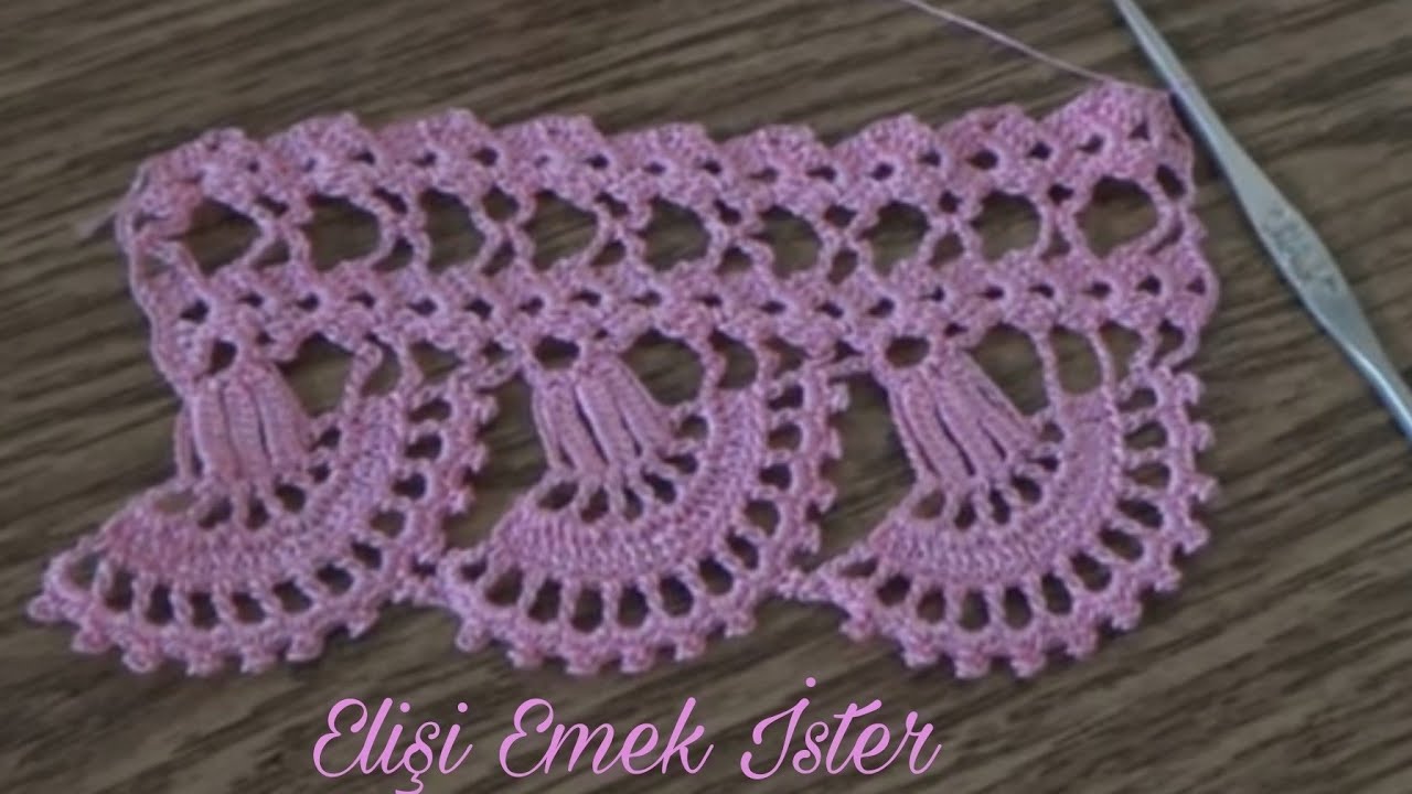 Modası hiç geçmeyen Karanfil Havlu Kenarı Modelini bir de benim elimde görün! 141 #crochet