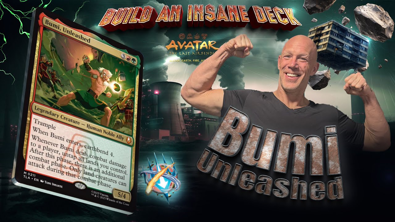 Build an INSANE Bumi Deck with These Cards | Avatar Commander Deck Tech!