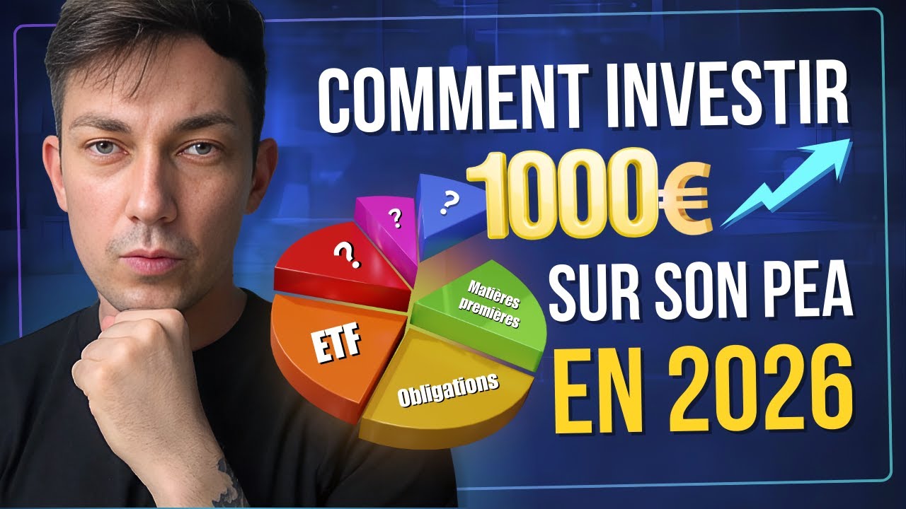 PEA : 3 stratégies pour investir 1000€ en 2026