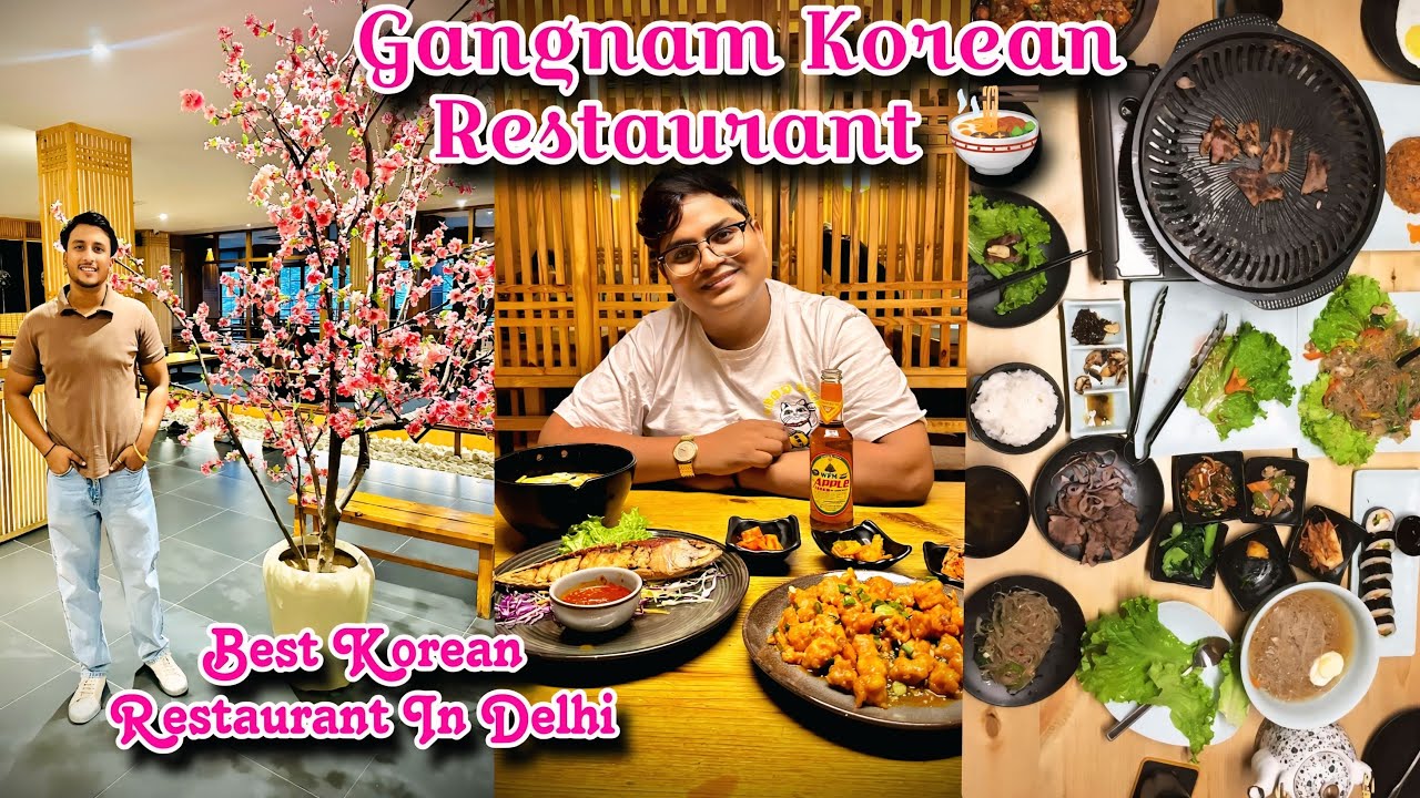 Gangnam Korean Restaurant Majnu Ka Tila Detailed Vlog | Best & Budget Friendly Korean Food In Delhi