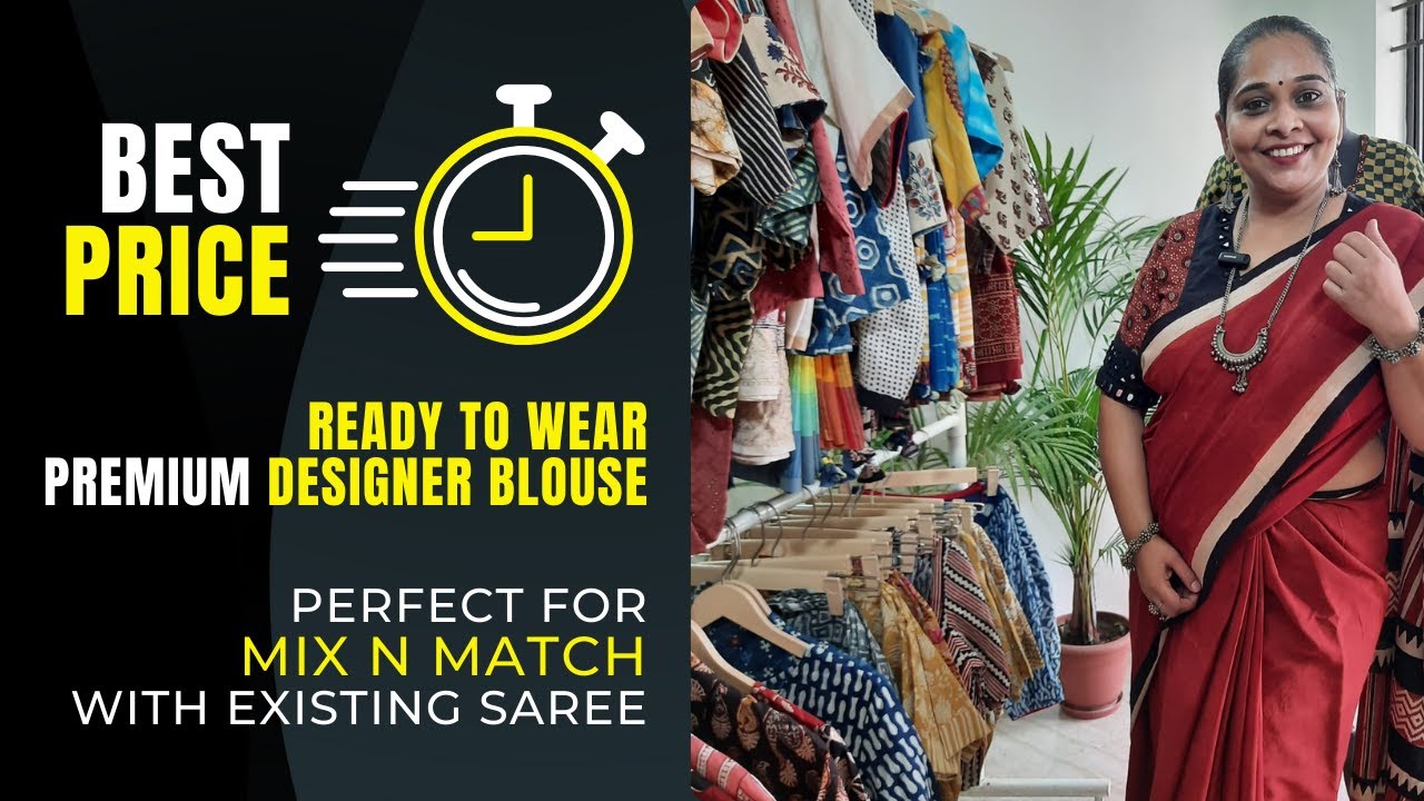 Exclusive Premium Designer Blouse - Luxurious Cotton and Silk