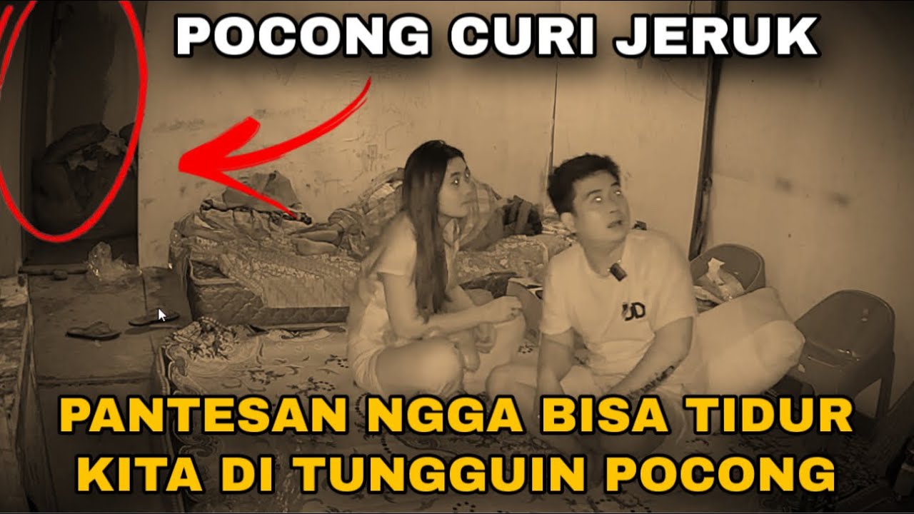 NEKAT BANGET ! SUAMI ISTRI TIDUR DI RUMAH MBAH AREA KUBURAN ANGKER 