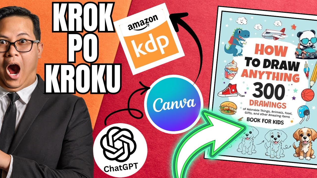 Jak tworzyć książki typu „How To Draw” na Amazon KDP z wykorzystaniem AI i Canvy? Profity Online 🤑